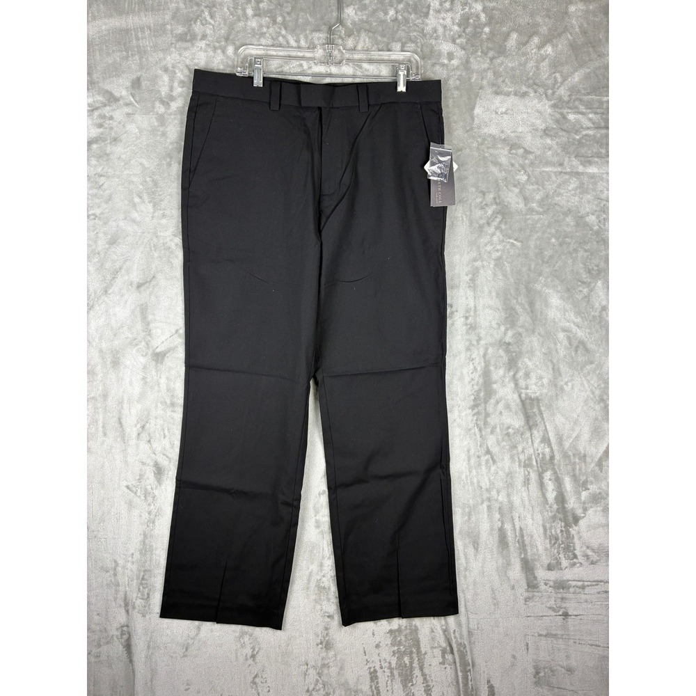Kenneth Cole New York Pant Well Taken II Black Mens Dress Pants Size 36X32